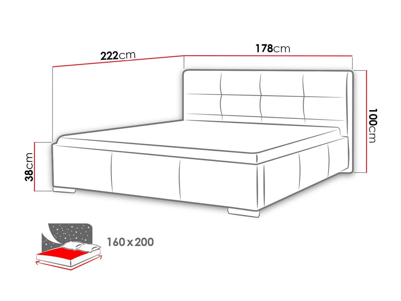 Letto Imber (Soft 033)