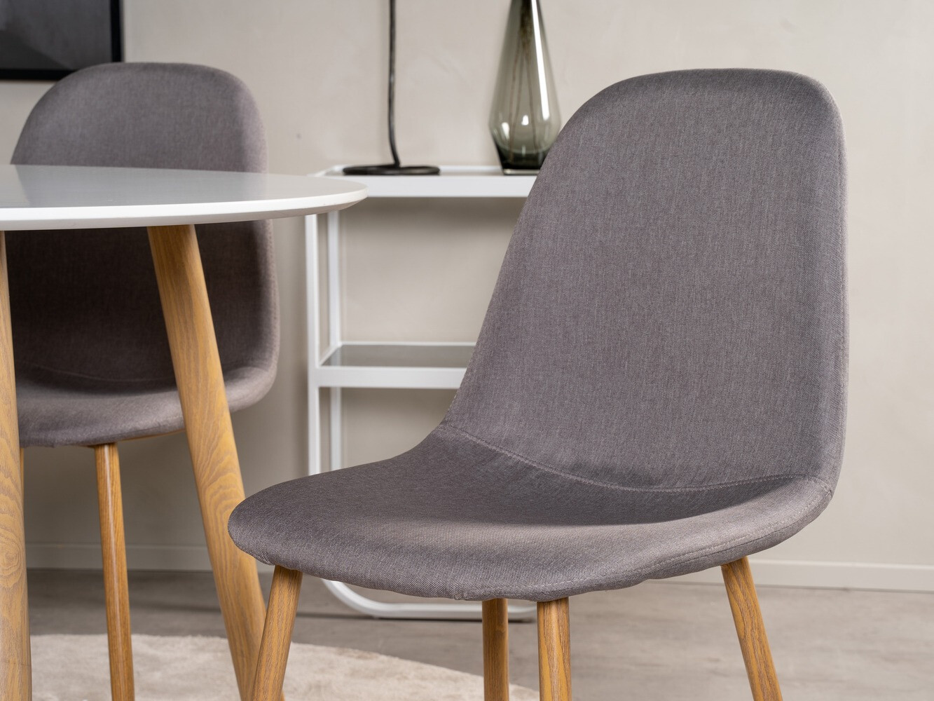 Set sala da pranzo Dallas 291 (Grigio + Quercia)