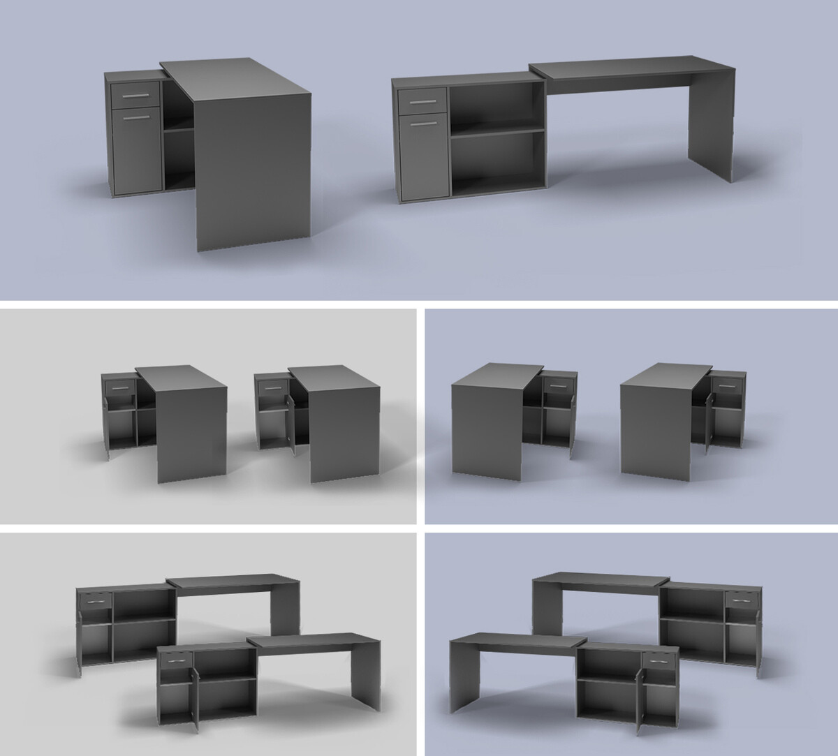 Scrivanie angolare Affectus