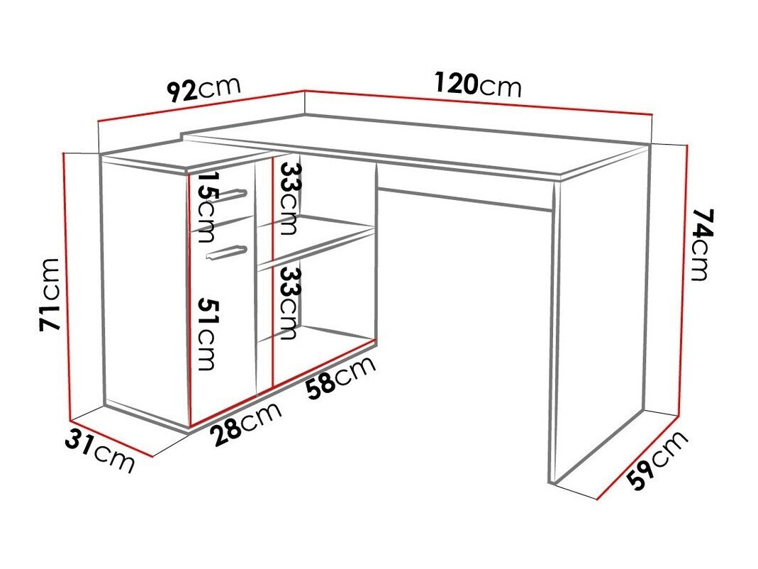 Scrivanie angolare Affectus