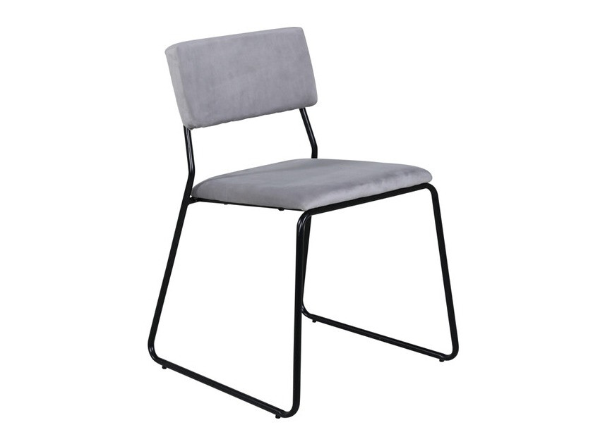 Sedia Dallas 2613 (Grigio chiaro + Nero)