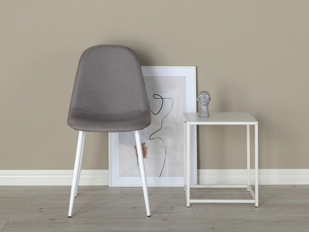 Sedia Dallas 3222 (Grigio + Bianco)