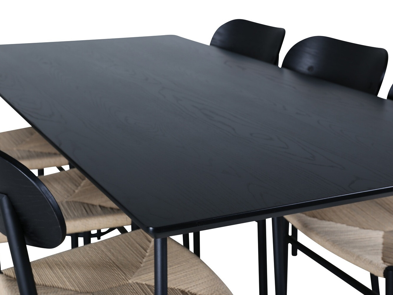 Set sala da pranzo Dallas 2716 (Nero + Nocciola)