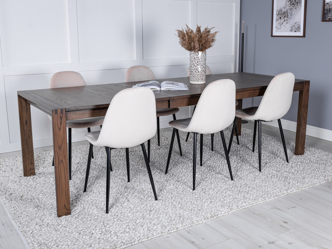 Set sala da pranzo Dallas 1632 (Rovere moro)