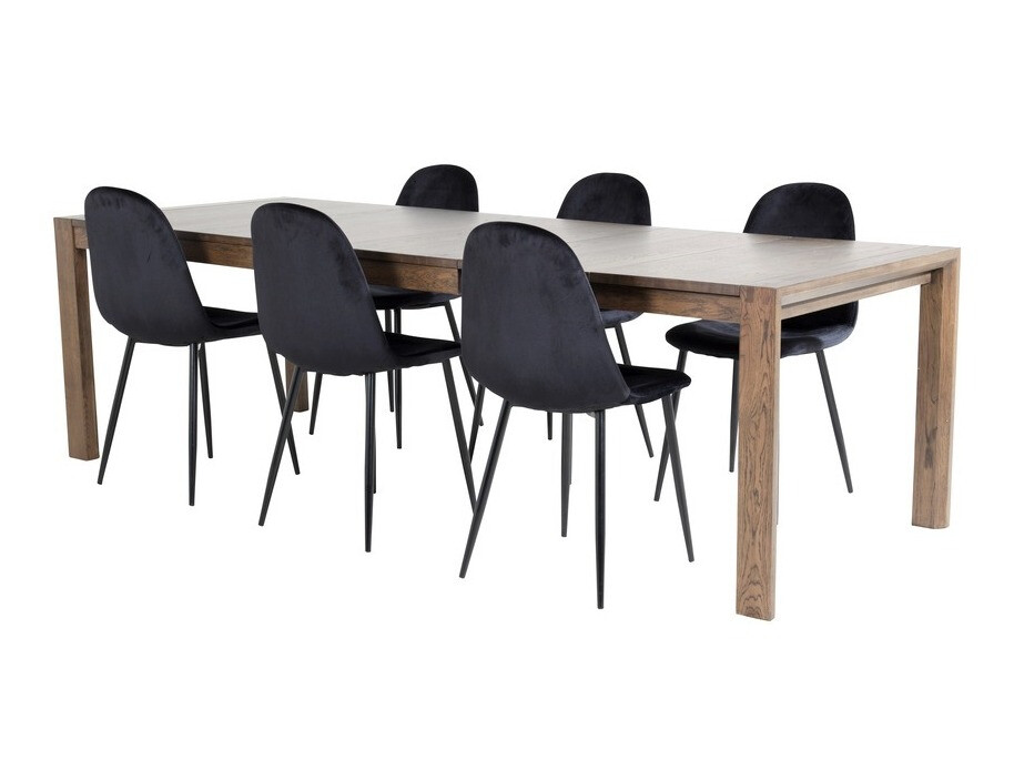 Set sala da pranzo Dallas 2027 (Legno scuro)