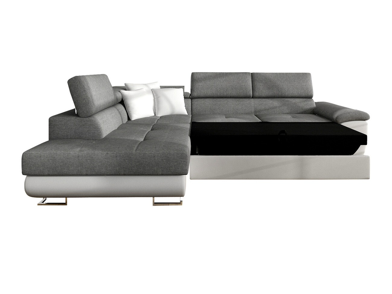 Divano angolare Comfivo Ruta II (Soft 017 + Lux 06 + Soft 017)