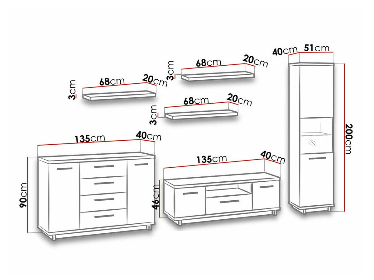 Parete attrezzata Morlira 113