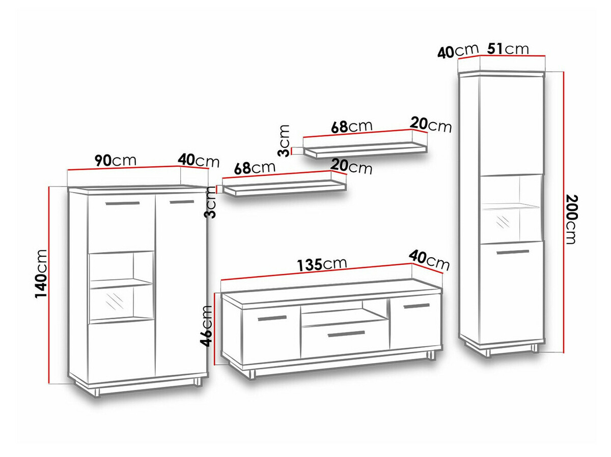 Parete attrezzata Morlira 112