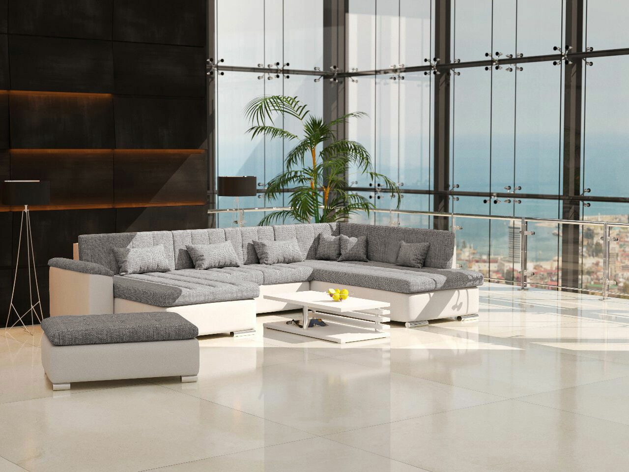 Set mobili imbottiti Comfivo Gemma I (Soft 017 + Lawa 05)