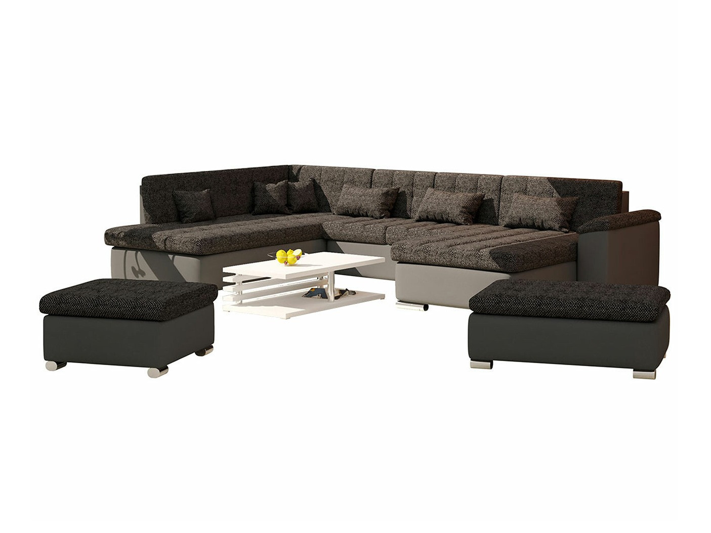 Set mobili imbottiti Comfivo Gemma II (Soft 020 + Majorka 03)