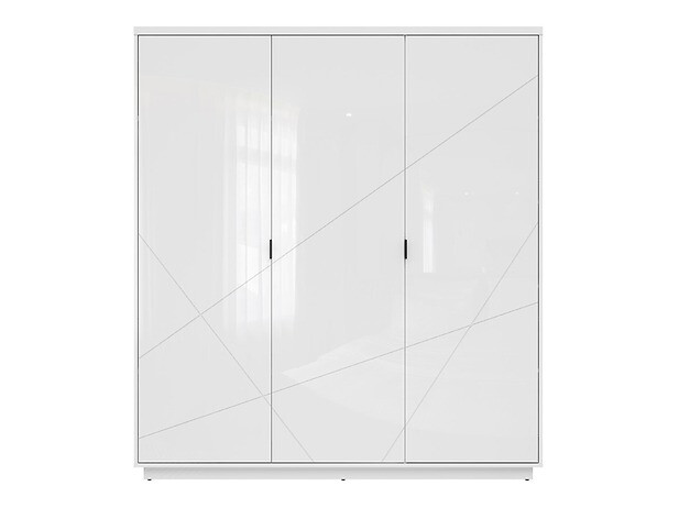 Armadio Fivale 116 (Bianco lucido + Bianco)