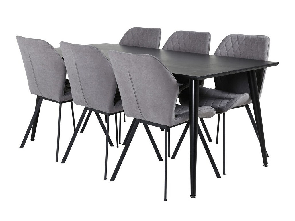 Set sala da pranzo Dallas 2582 (Nero)