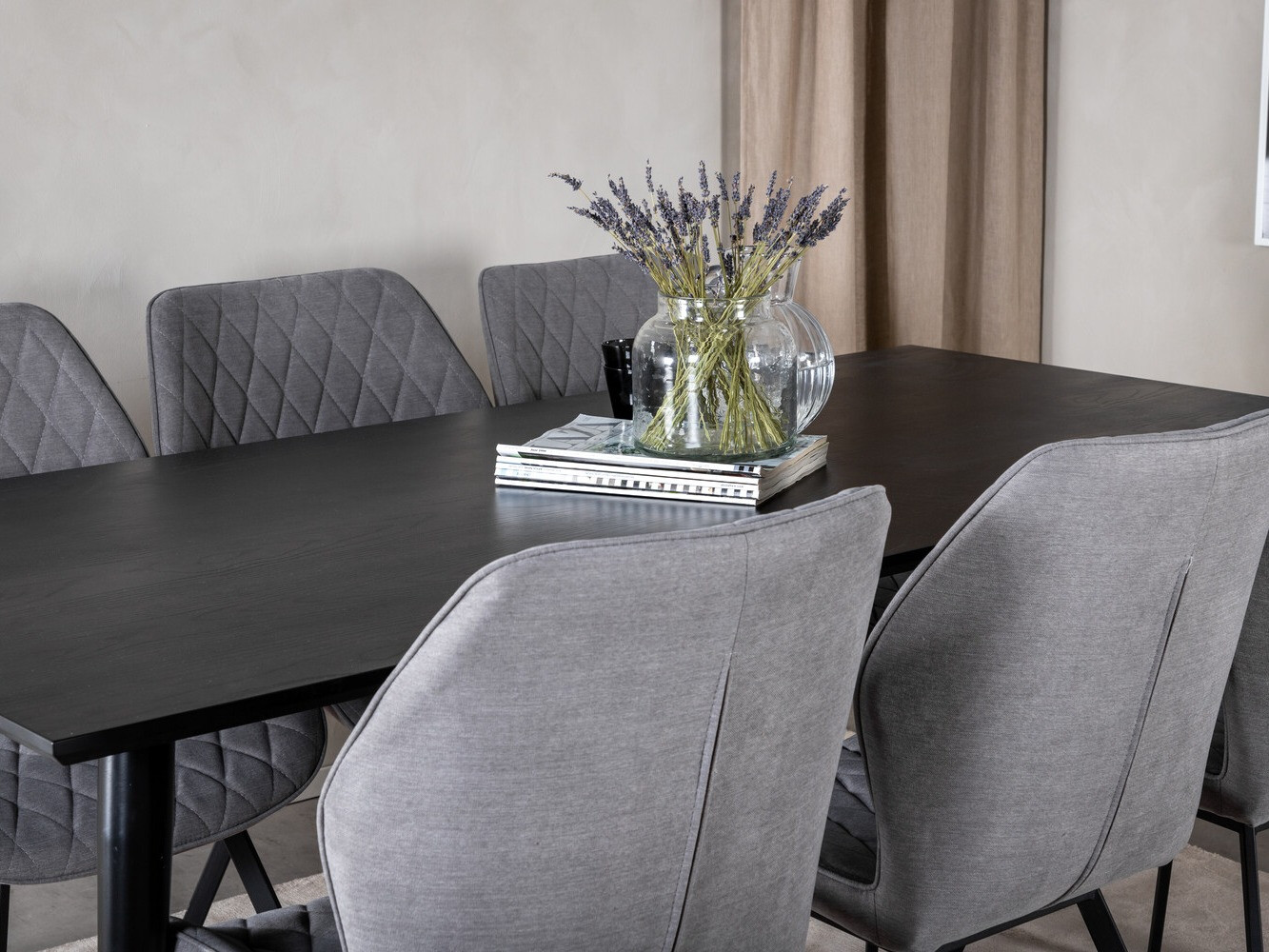 Set sala da pranzo Dallas 2582 (Nero)