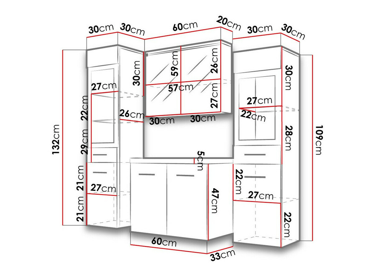 Set bagno Scientia III (Bodega)