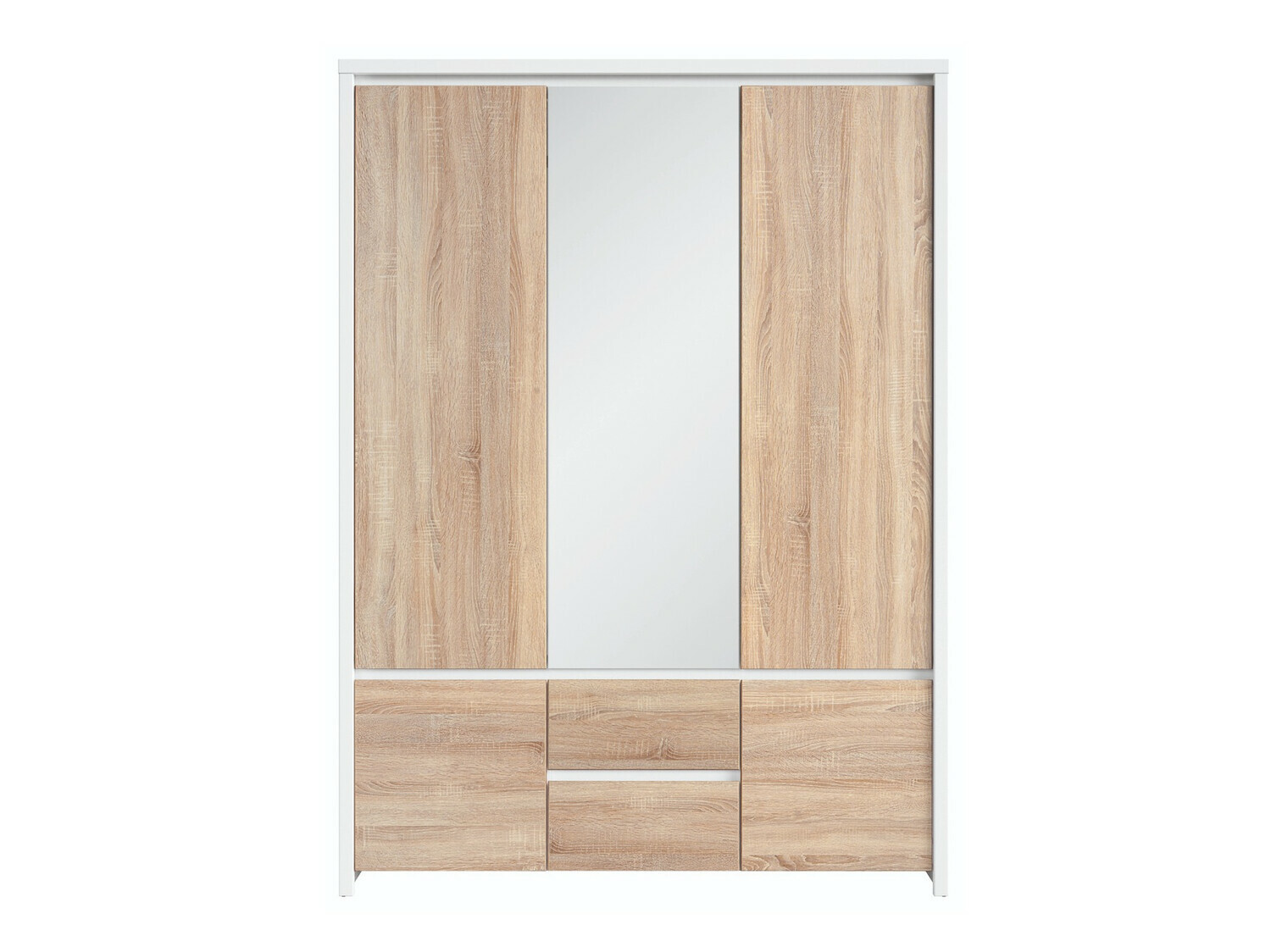 Armadio Nolroma 118 (Bianco + Sonoma quercia)