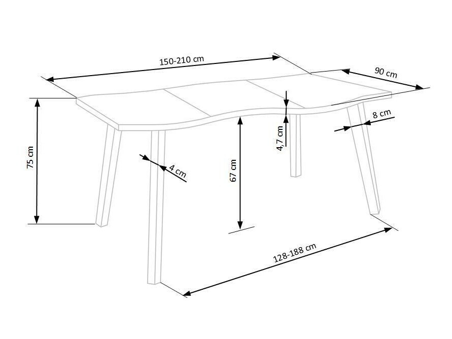 Set sala da pranzo Houston Lector I