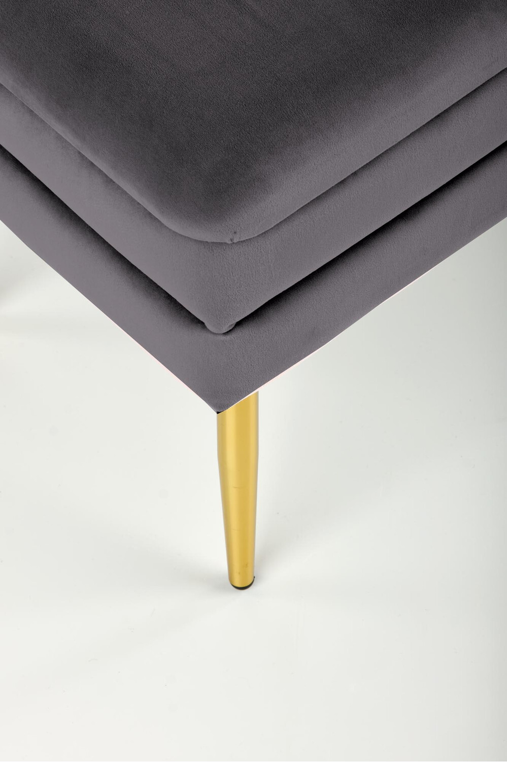 Panca imbottita Houston 1255 (Grigio + D'oro)