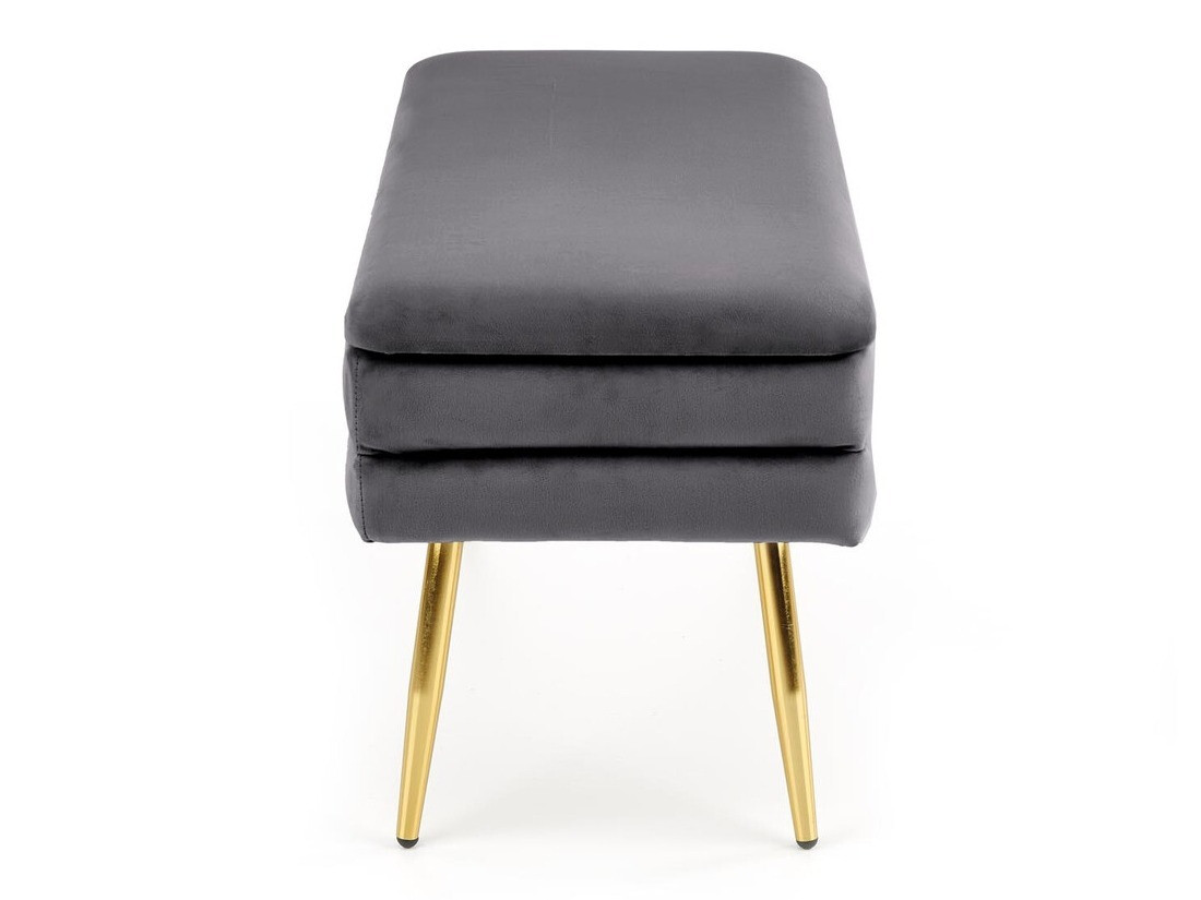 Panca imbottita Houston 1255 (Grigio + D'oro)