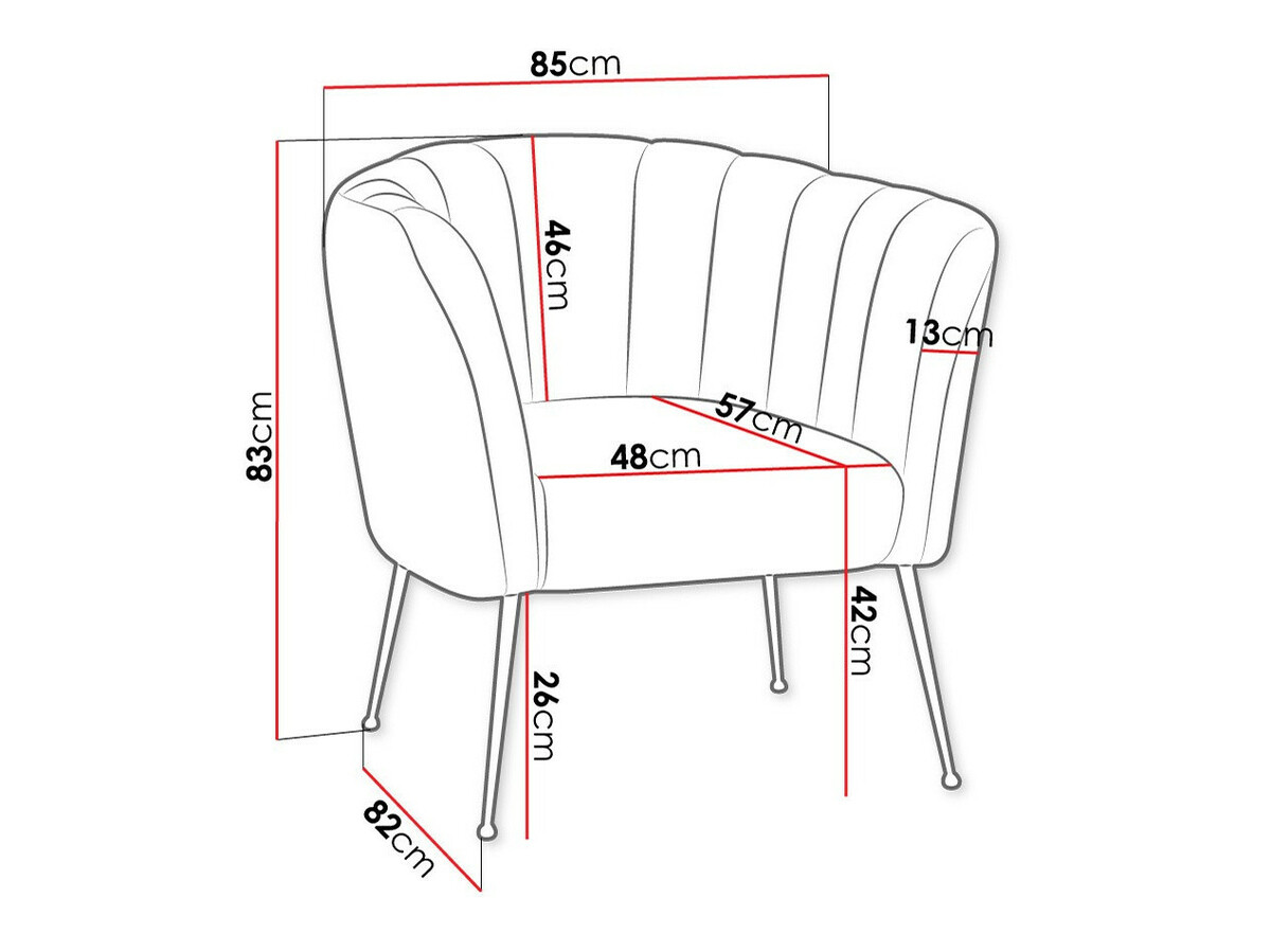 Poltrona Orem 112 (Magic Velvet 2227)