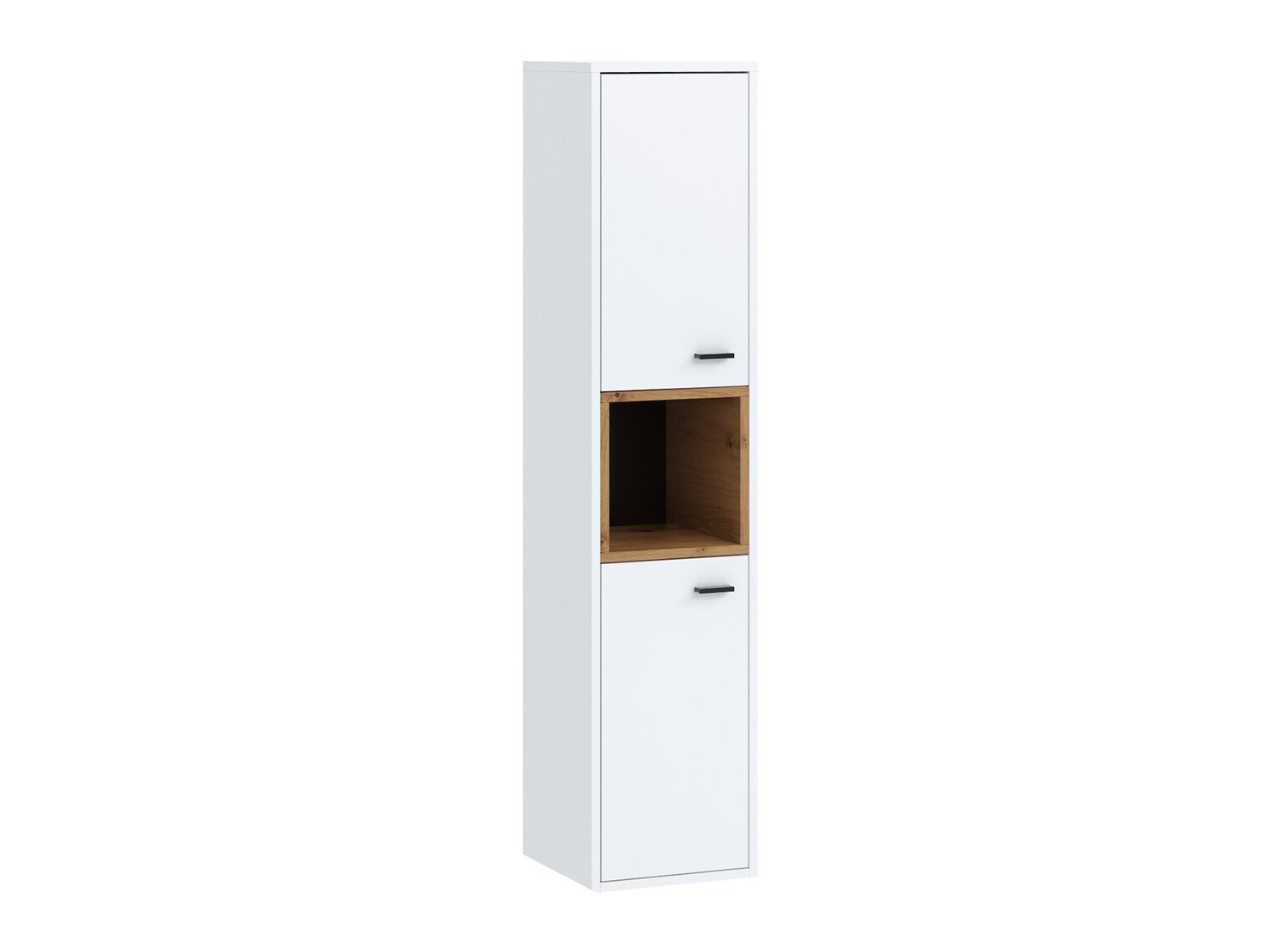 Mobiletto del bagno Velum (Bianco + Rovere Artisan)