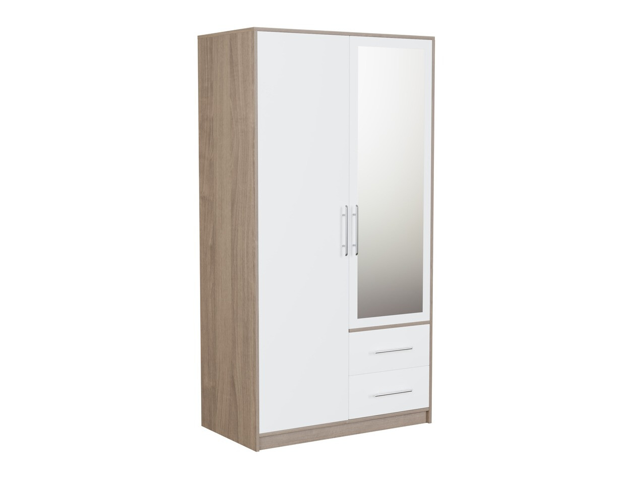 Armadio Cavmero 104 (Sonoma quercia + Bianco)