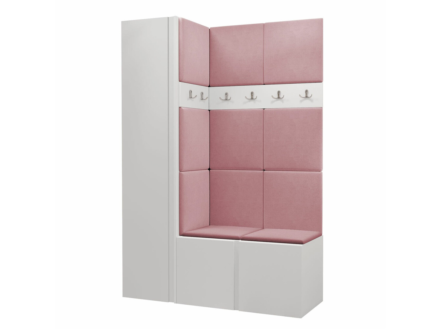 Set arredo da corridoio Pinis IX (Bianco)