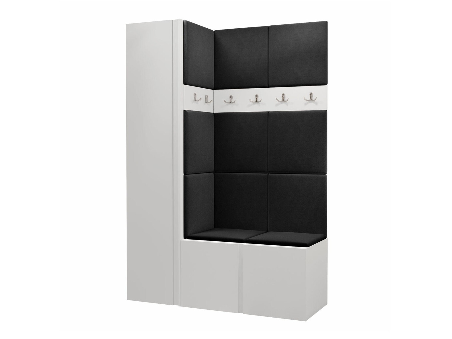 Set arredo da corridoio Pinis IX (Bianco)