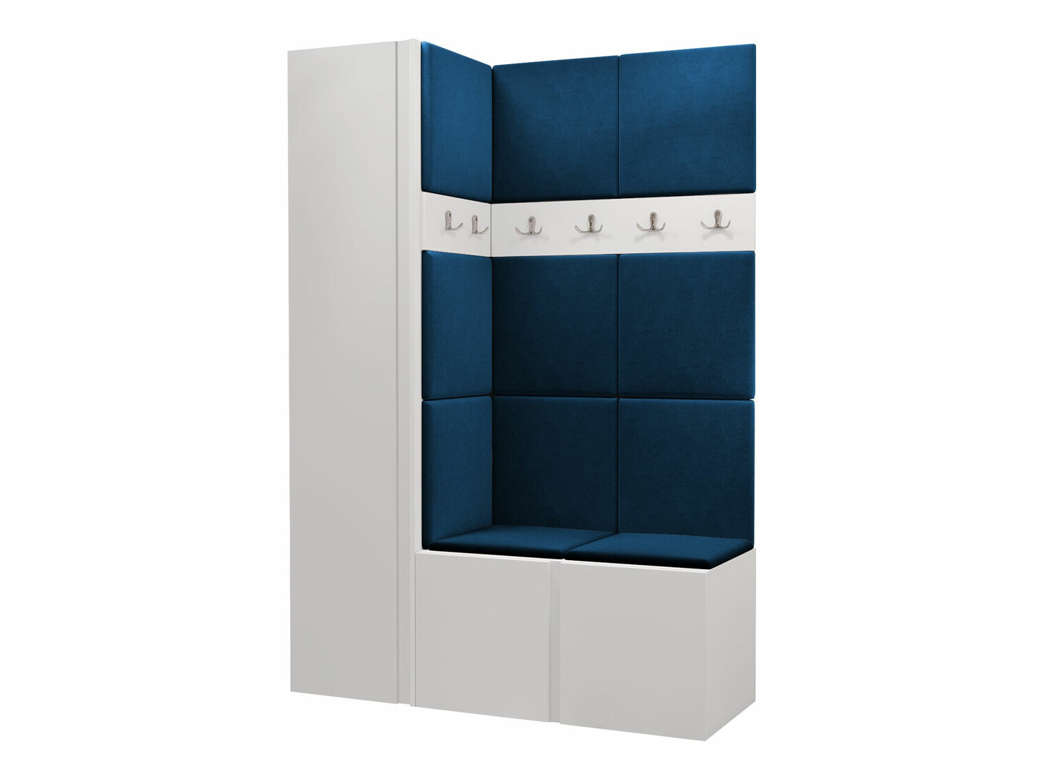 Set arredo da corridoio Pinis IX (Bianco)