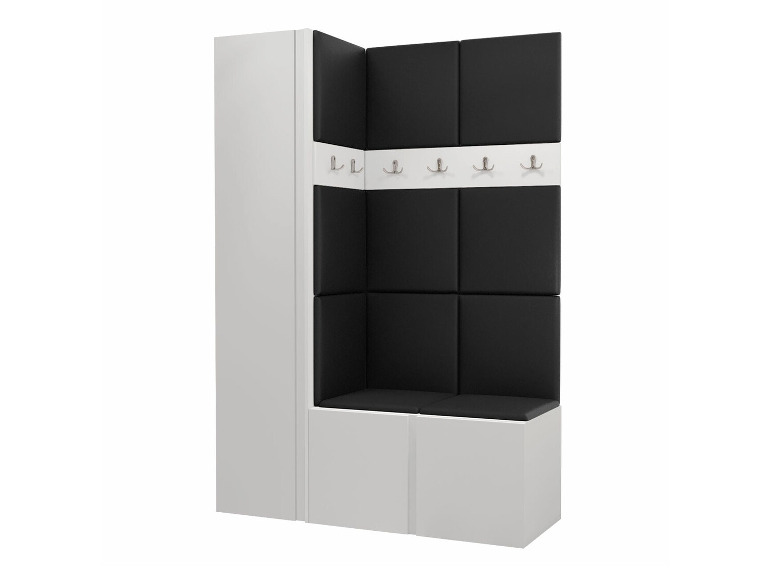 Set arredo da corridoio Pinis IX (Bianco)