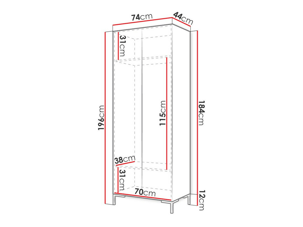 Armadio Nomal (Nero + D'oro)