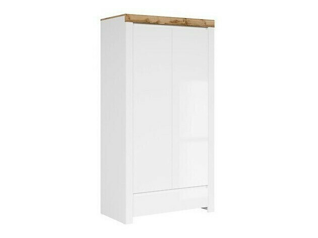 Armadio Sonsoru 110 (Bianco + Bianco lucido + Quercia di Wotan)