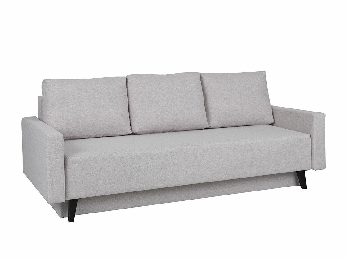 Divano letto Delbene 129 (Aura 23 + Nero lucido)
