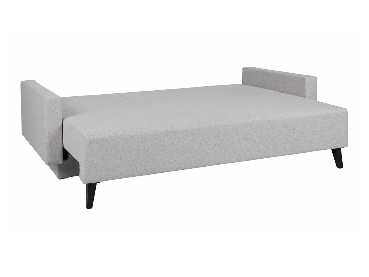 Divano letto Delbene 129 (Aura 23 + Nero lucido)