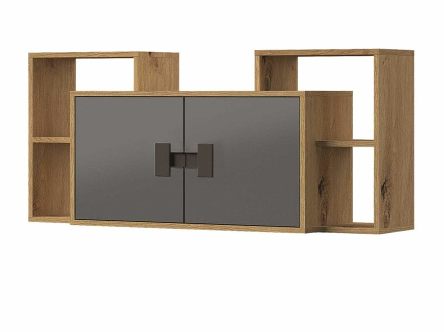 Pensile Florevi 107 (Grigio lucido + Rovere Artisan)