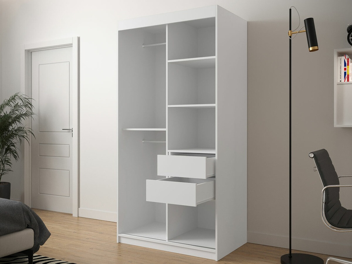 Armadio Hartford 306 (Bianco + Nero)
