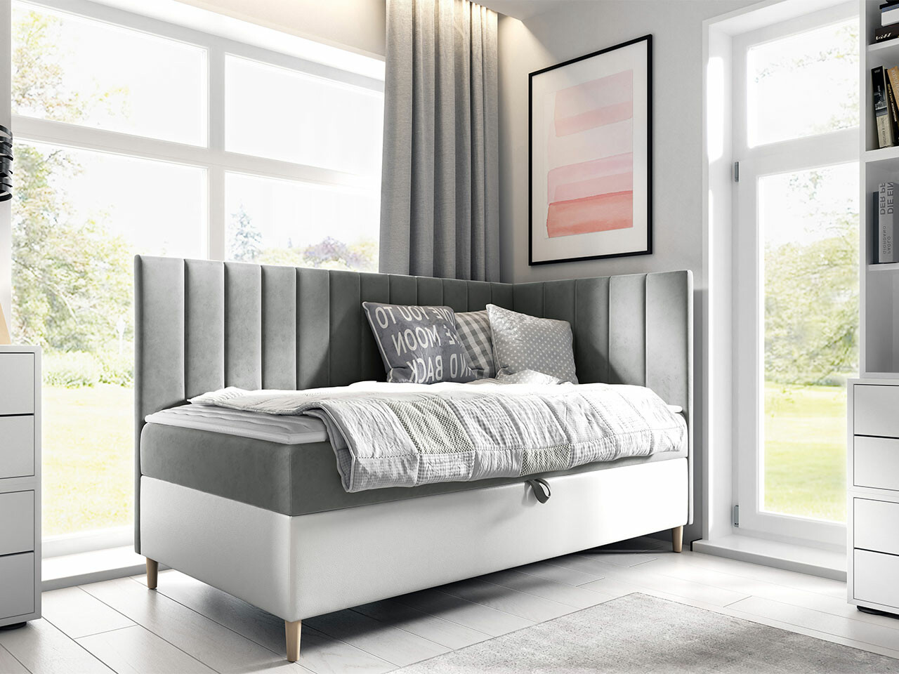 Letto continentale Lucus (Soft 017 + Fresh 14)