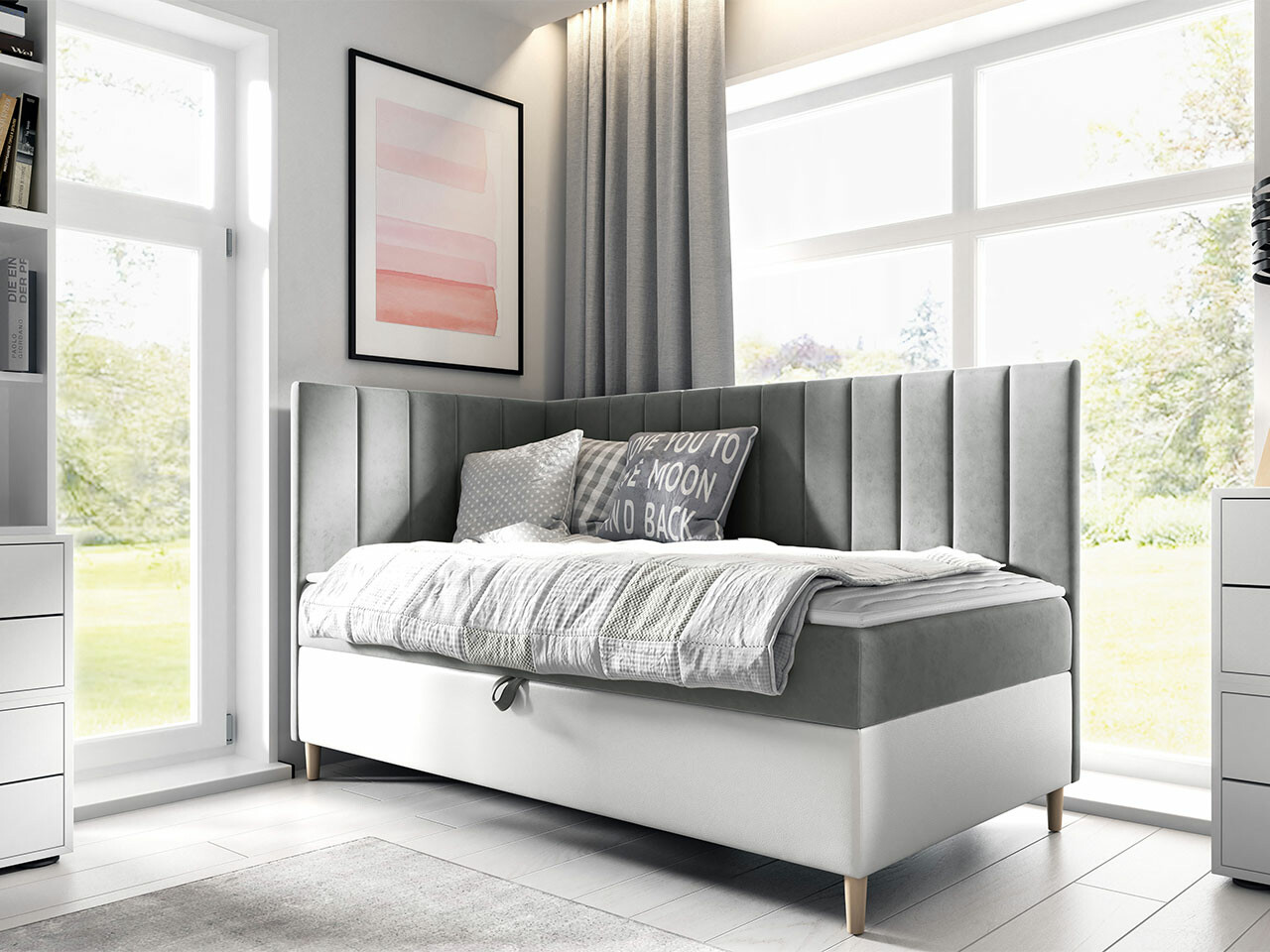 Letto continentale Lucus (Soft 017 + Fresh 14)