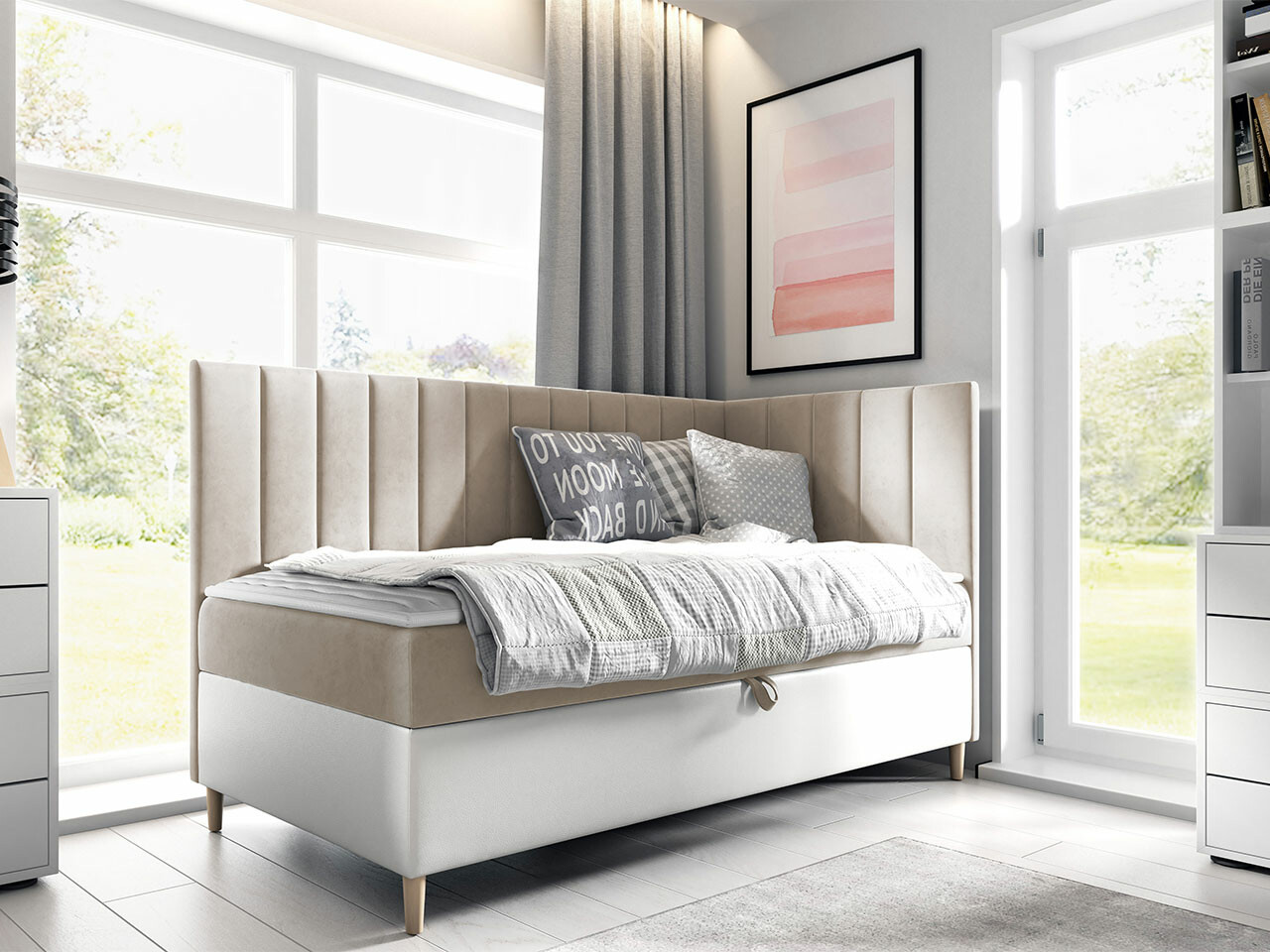 Letto continentale Lucus (Soft 017 + Fresh 1)