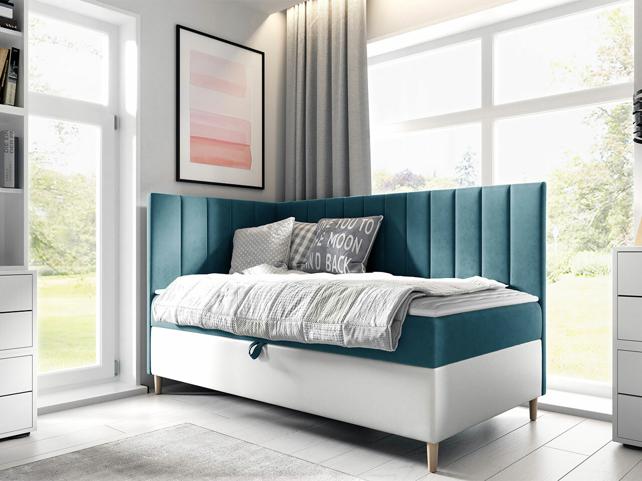 Letto continentale Lucus (Soft 017 + Fresh 34)