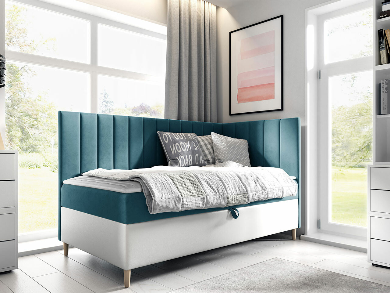 Letto continentale Lucus (Soft 017 + Fresh 34)
