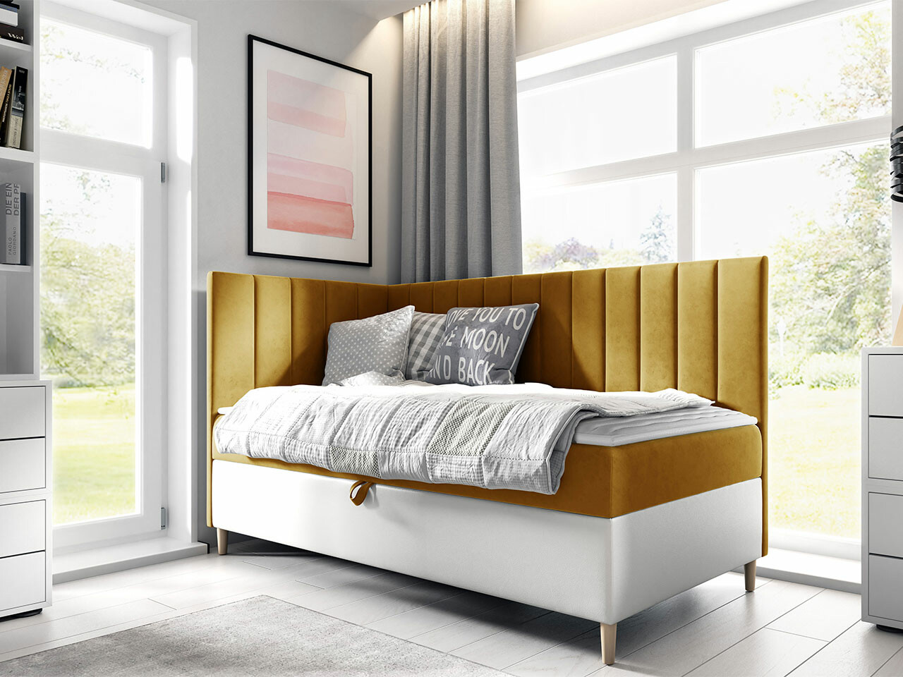 Letto continentale Lucus (Soft 017 + Fresh 37)