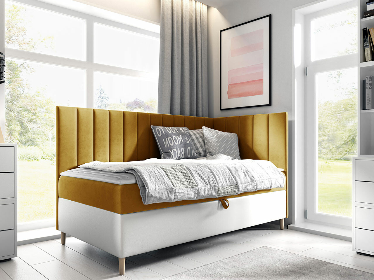 Letto continentale Lucus (Soft 017 + Fresh 37)