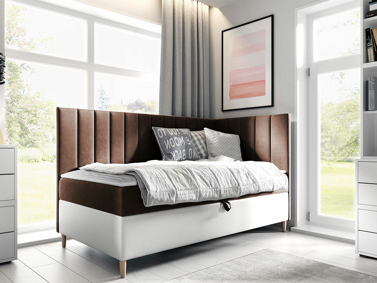Letto continentale Lucus (Soft 017 + Fresh 4)