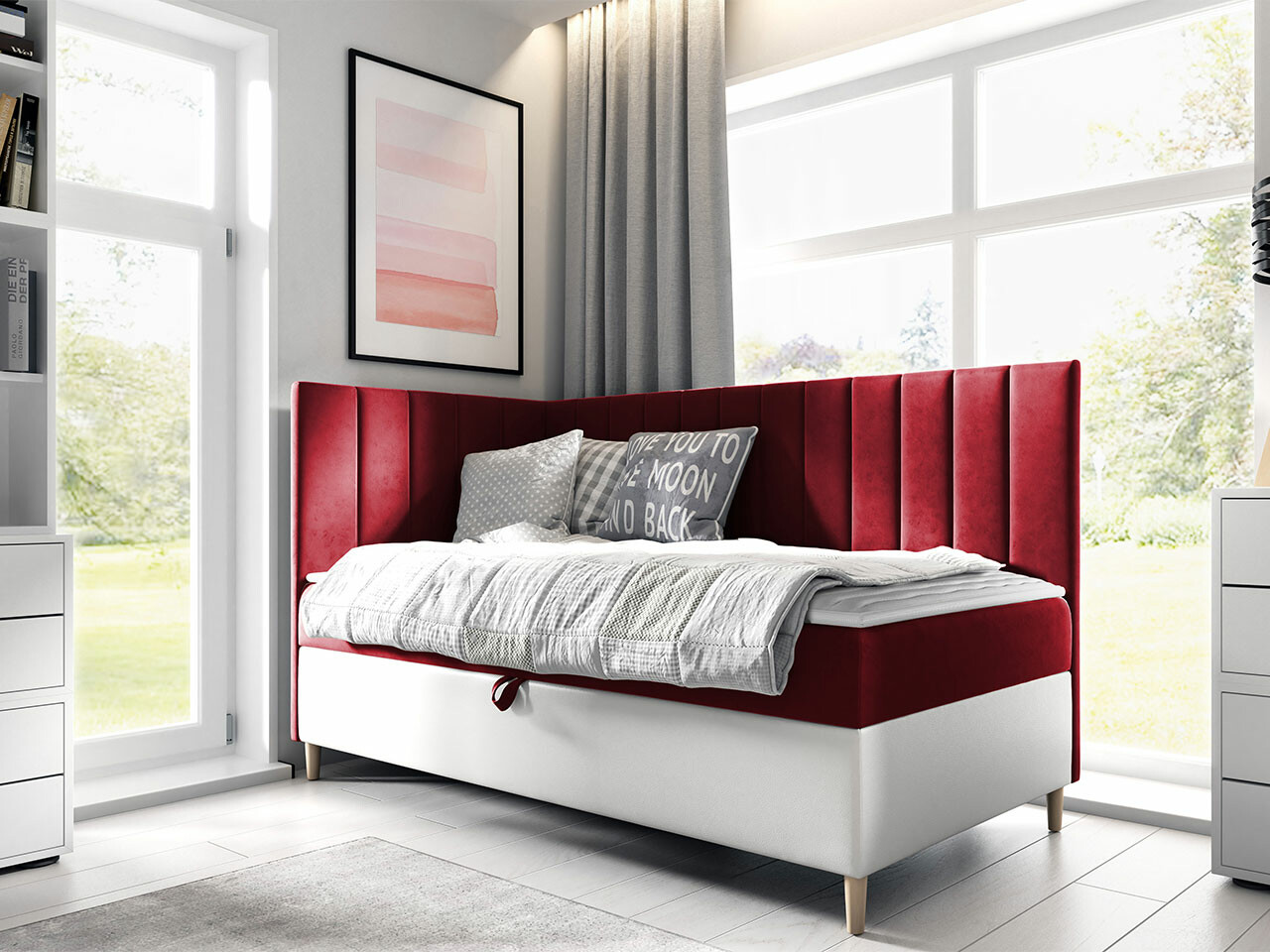 Letto continentale Lucus (Soft 017 + Fresh 8)