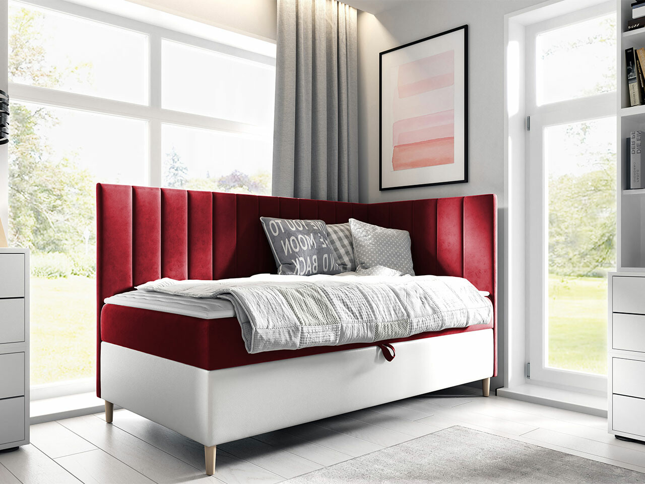 Letto continentale Lucus (Soft 017 + Fresh 8)