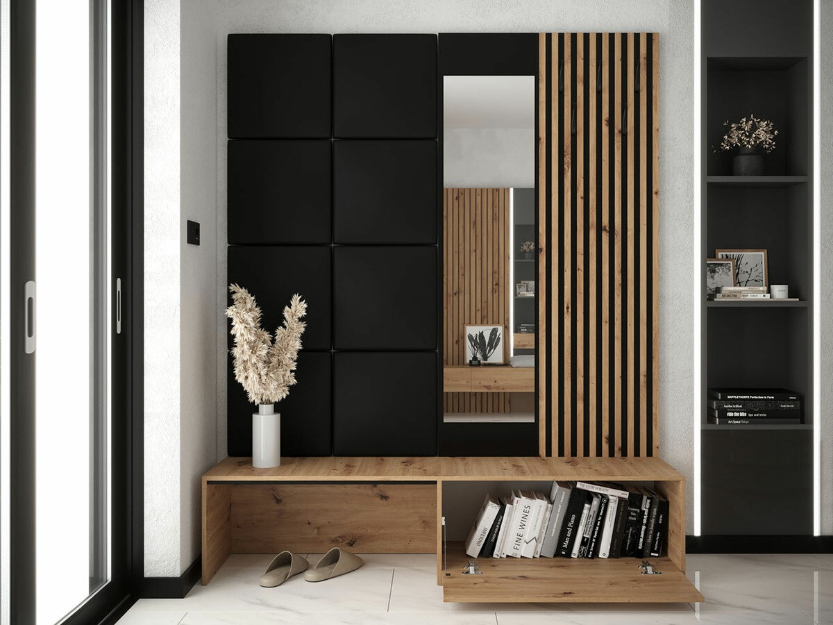 Set arredo da corridoio Fabor (Rovere Artisan + Manila 11)