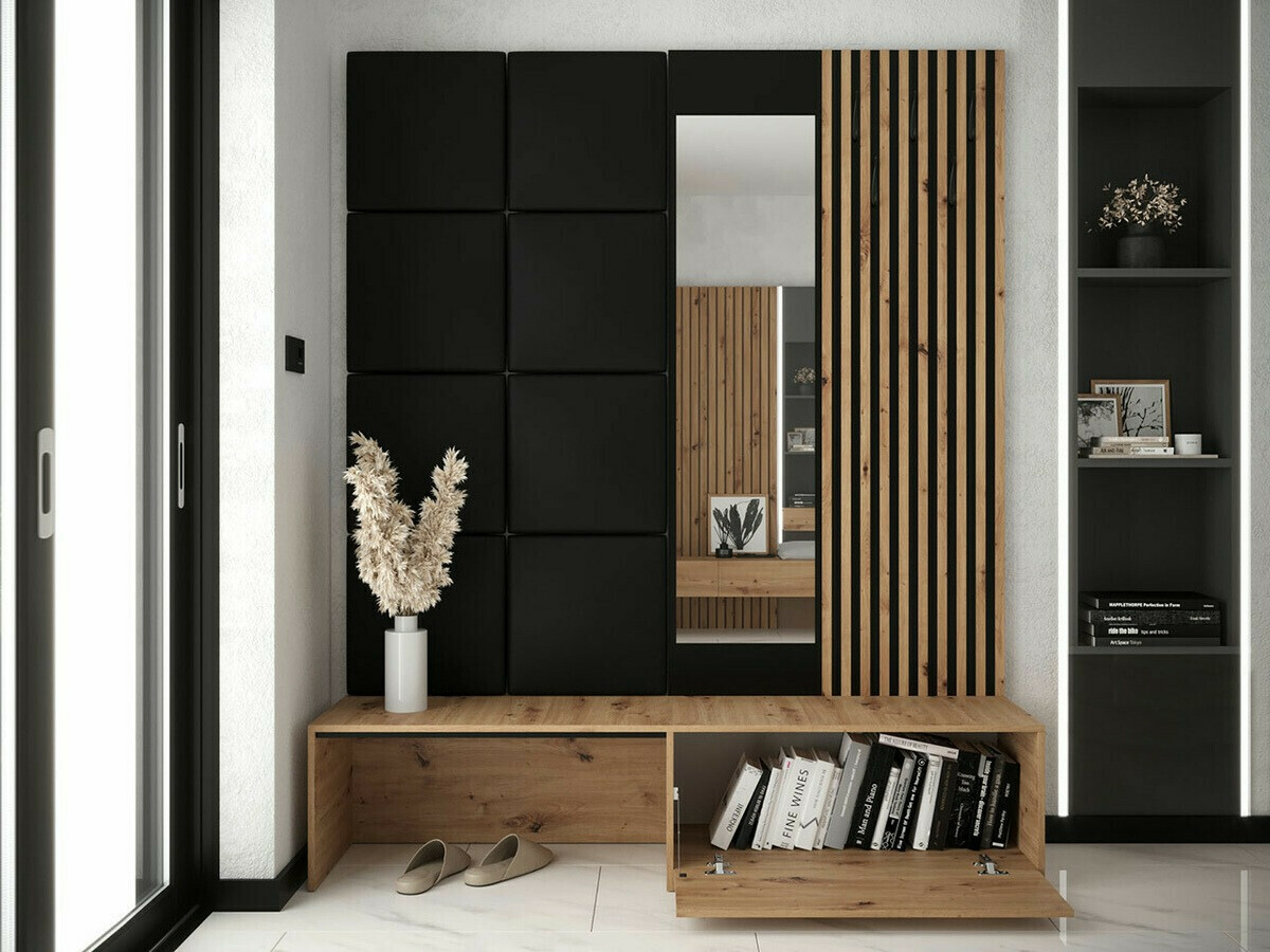 Set arredo da corridoio Fabor (Rovere Artisan + Manila 16)