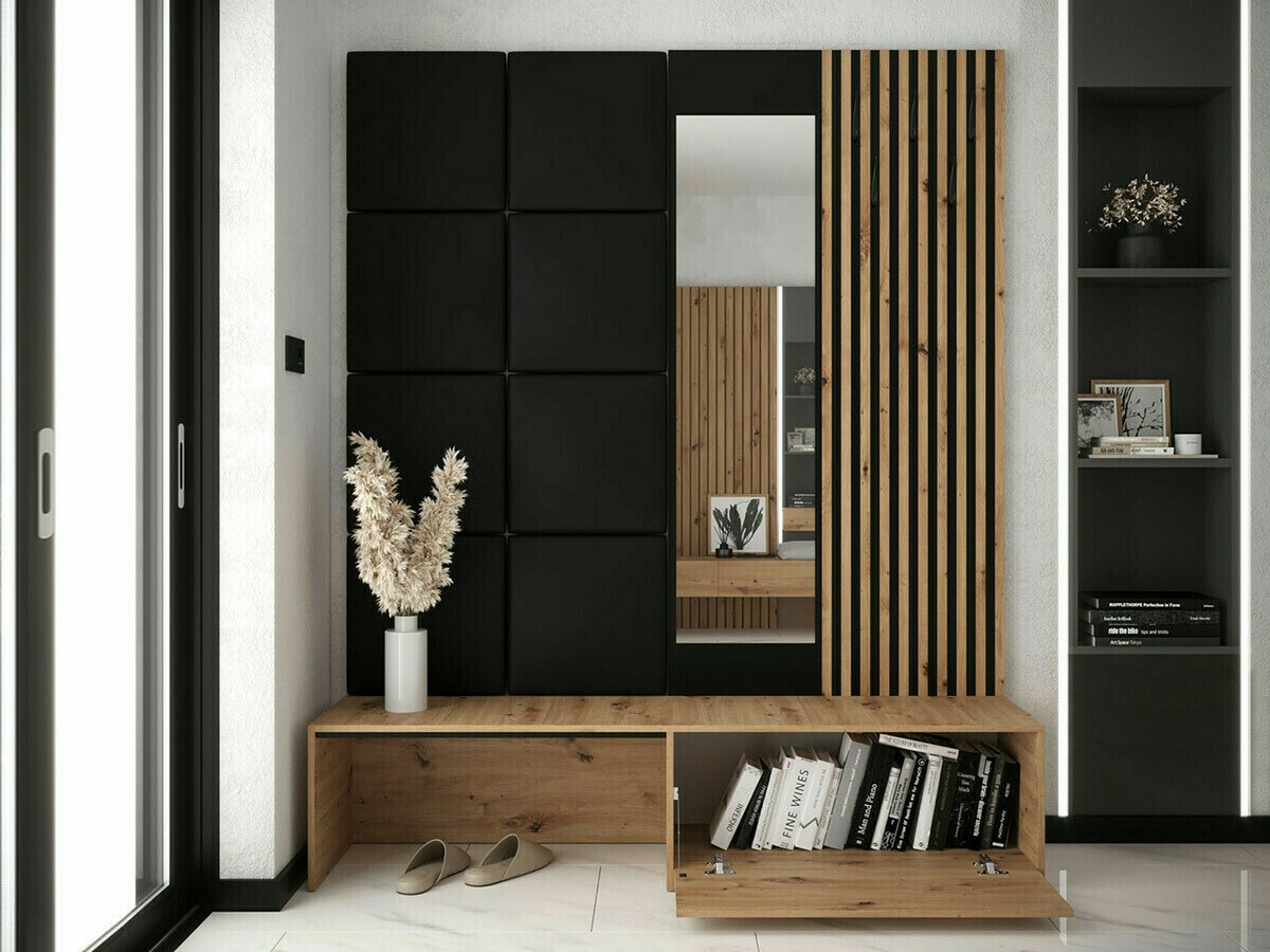 Set arredo da corridoio Fabor (Rovere Artisan + Manila 18)