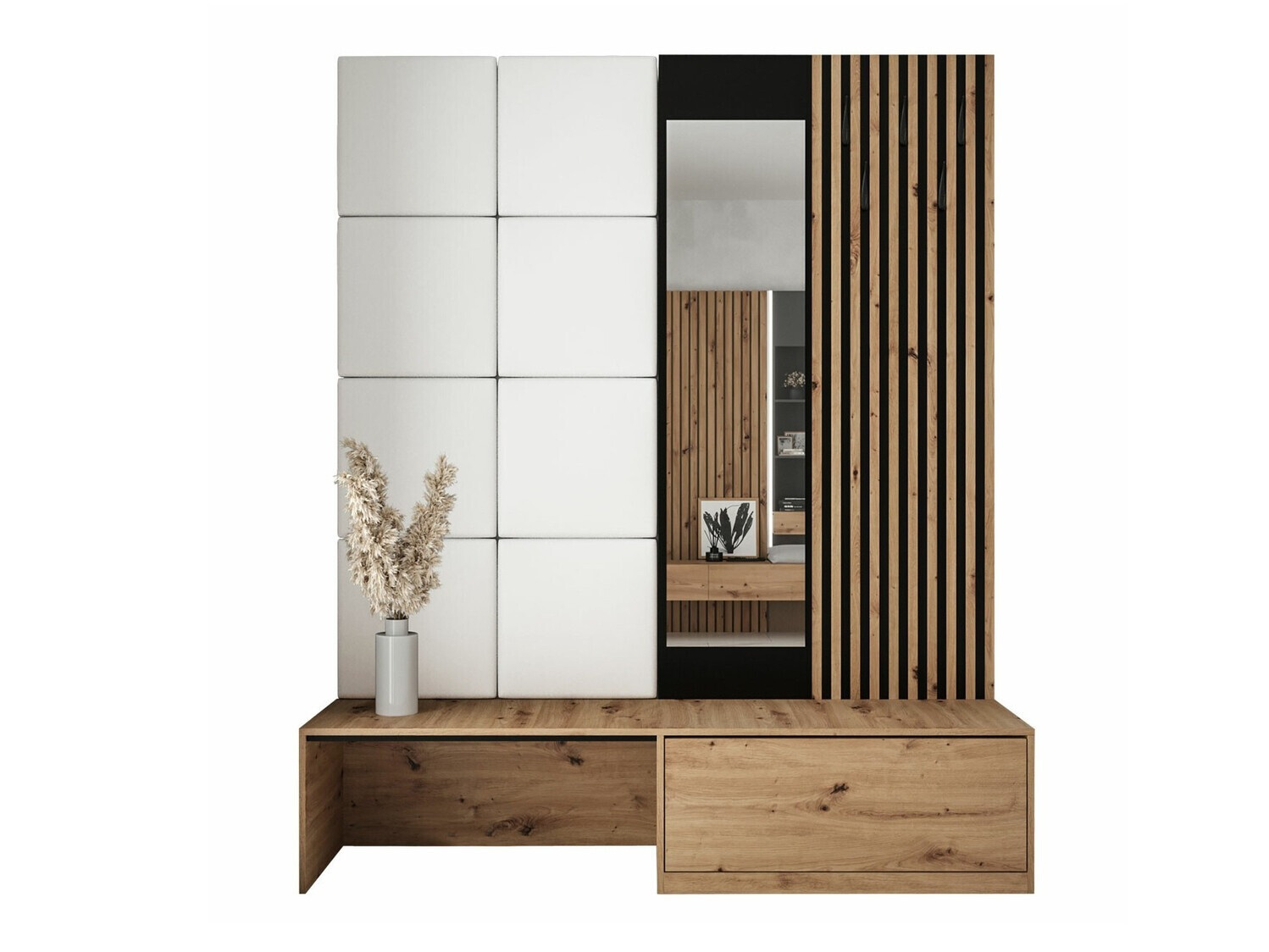 Set arredo da corridoio Fabor (Rovere Artisan + Soft 017)