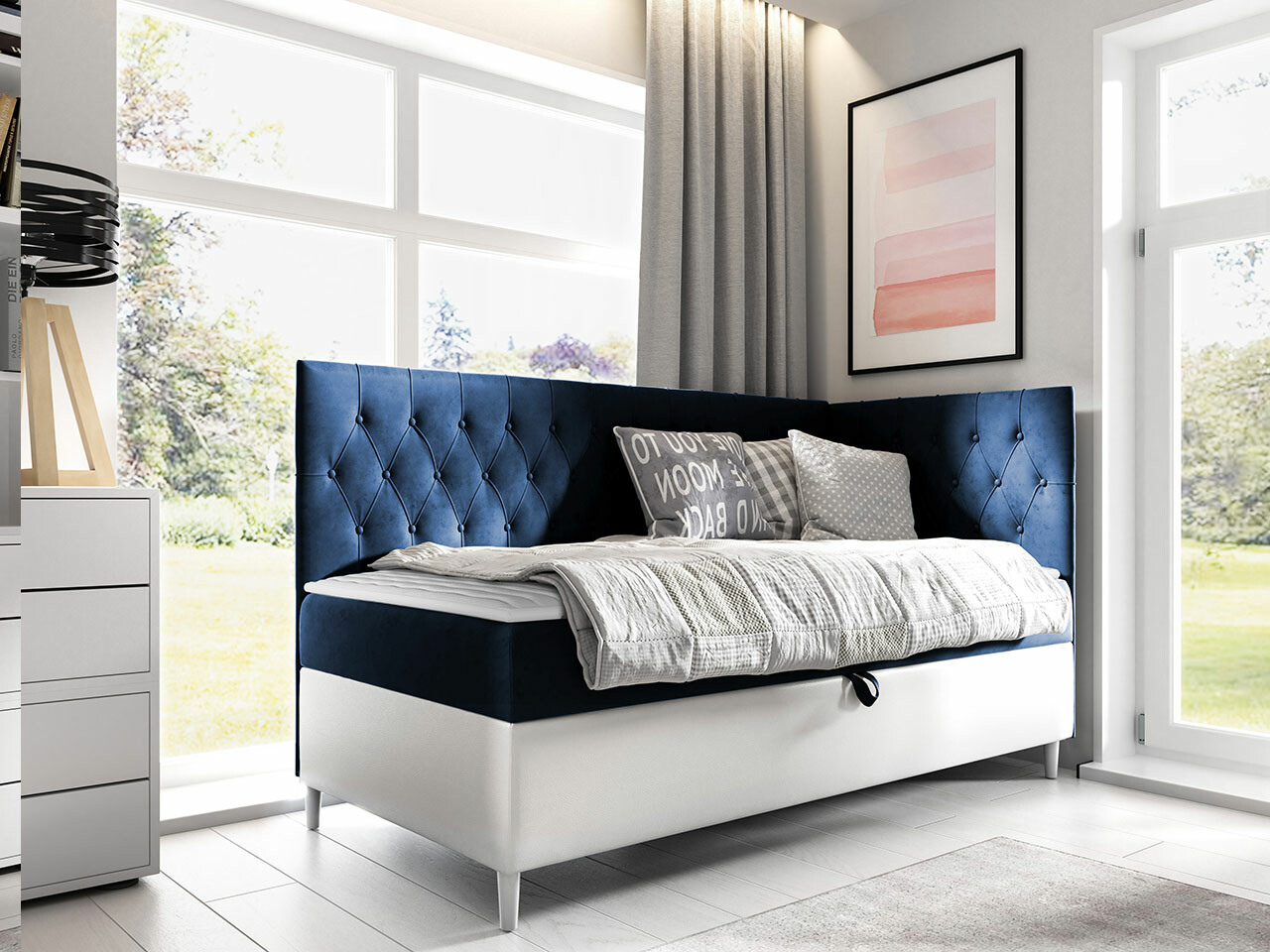 Letto continentale Lucus III (Soft 017 + Fresh 11)